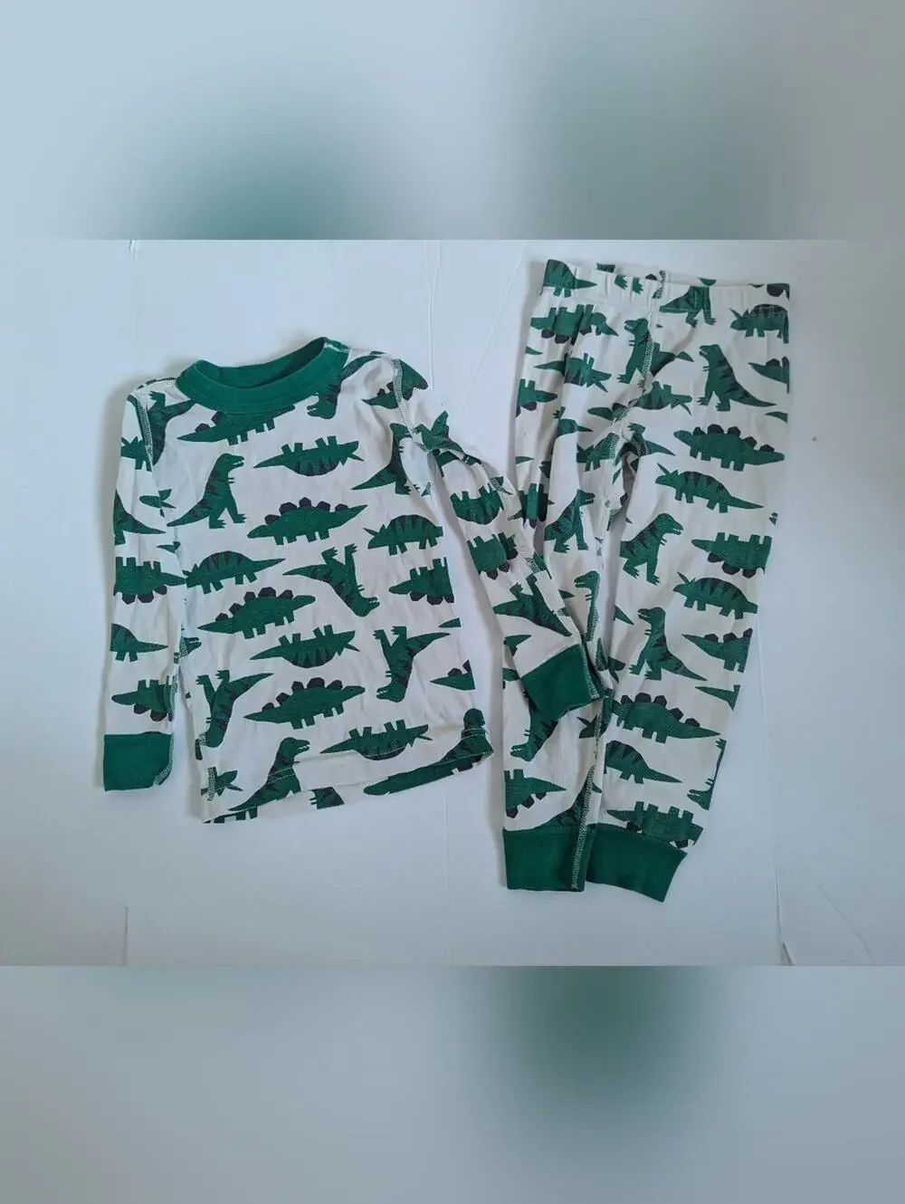Hanna Andersson Pajamas 4T Green Dinosaur Organic
